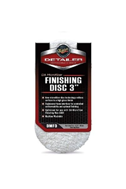 Meguiars Set de 2 discuri de finisare din microfibră Meguiar's, 3", disc de f...