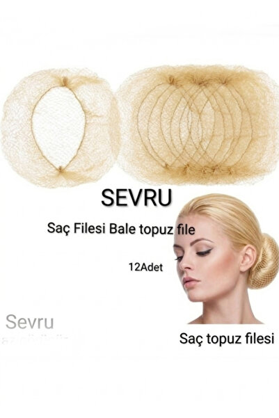 SEVRU Plasă de păr invizibilă 10 buc. Coc de dans balet Plasă de păr invizibilă