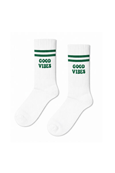 CARNAVAL SOCKS Κάλτσες τένις Good Vibes Written