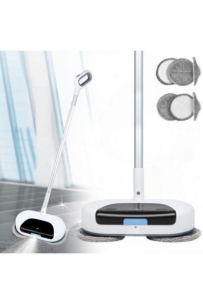 Dasbo Mop electric cu jet de apă și lavetă de curățare din microfibră Dasbo®,...