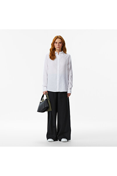 Lacoste Kadın Relaxed Fit Siyah Pantolon