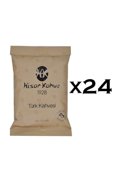 Hisar Kahve Türk Kahvesi 100 Gr X 24 Paket