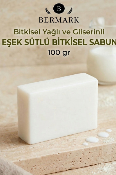 bermark Gliserinli Eşek Sütü Bitkisel Sabun 100 Gr