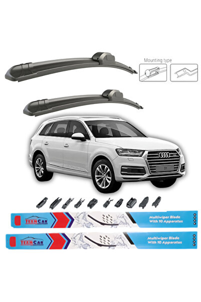 TEAMCAR Υαλοκαθαριστήρες Audi Q7 (4MB) 2015-2019 Μπροστινό σετ