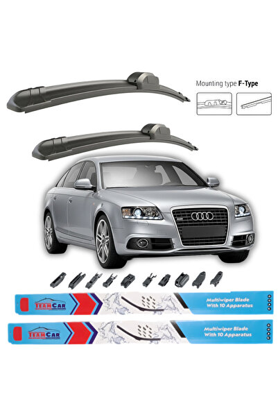 TEAMCAR Υαλοκαθαριστήρες Audi A6 SEDAN (C6, 4F2) 2009-2011 Επίπεδα εμπρός σετ