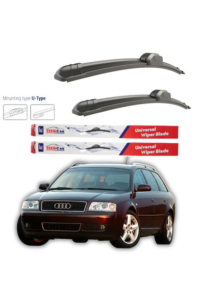 TEAMCAR Υαλοκαθαριστήρες Audi A6 Avant (C5, 4B) 2001-2005 Εμπρός σετ Επίπεδα