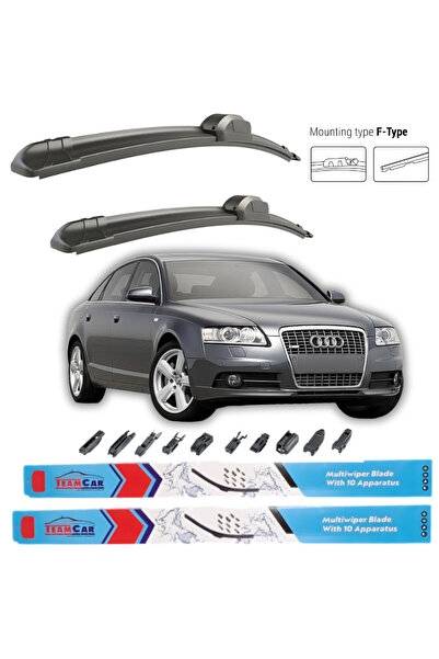 TEAMCAR Υαλοκαθαριστήρες Audi A6 SEDAN (C6, 4F2) 2004-2008 Εμπρός Επίπεδα Σετ