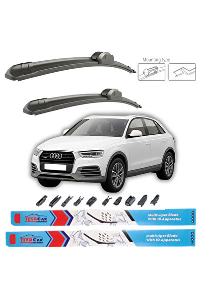 TEAMCAR Υαλοκαθαριστήρες Audi Q3 (8U) 2014-2018 Μπροστινό σετ