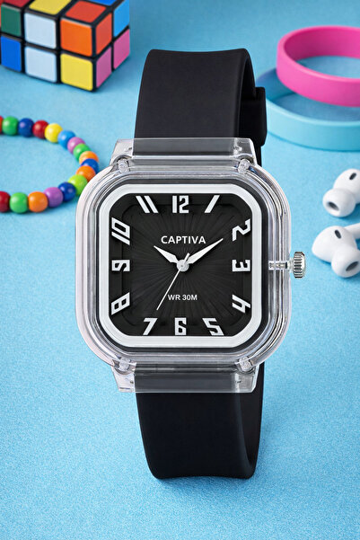 captiva Analog Rakamlı 30 Mt Suya Dayanıklı Spor Çoçuk Kol Saat