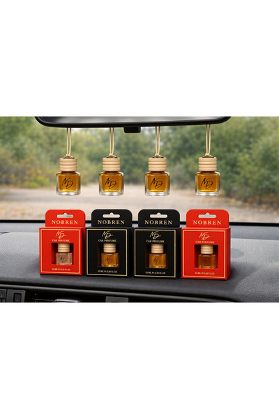 NOBREN 10 ml Oto Kokusu ( Tropikal-Lavanta-Sakız-Lotus ) 4 Adet