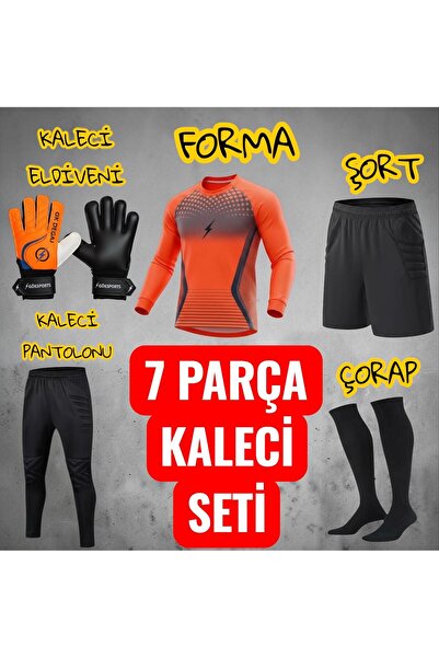 GK DEGAJ Çocuk Kaleci Forması Şortu Çocuk Kaleci Eldiveni Çocuk Kaleci Pantol...