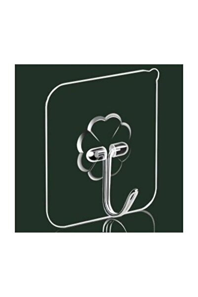 ToMorza Askı 4 Adet Güçlü Şeffaf Duvar Askısı Askılığı Yapışkan Vantuz Kanca ...