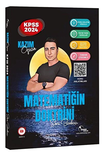 Doktrin Yayınları SÜPER FİYAT - Doktrin 2024 KPSS Matematik Matematiğin Doktr...