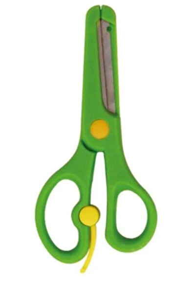 Osaka Foarfece pentru studenți cu vârf tocit protejat, verde