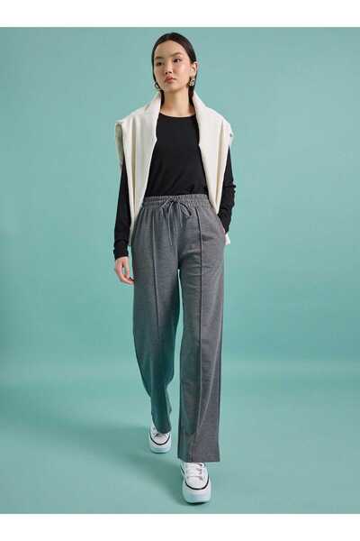 Benin Φούτερ με κορδόνια μπροστά, άνετη εφαρμογή - Ανθρακί -