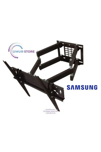 Samsung 65DU8100 65" 4K UHD Crystal 39-65 inç Kilitli Hareketli Lcd Led Tv Du...