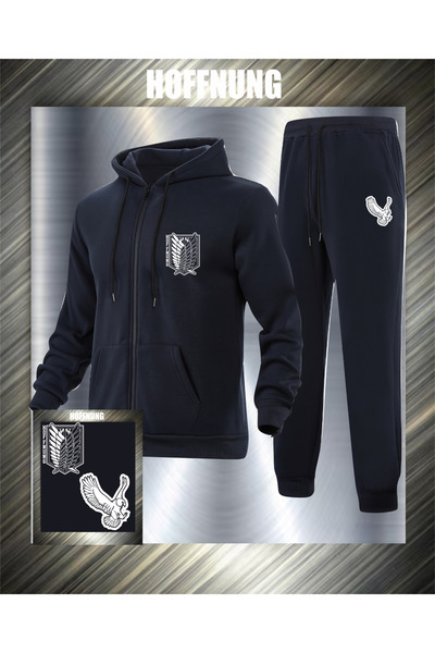 HOFFNUNG Σετ φόρμας με φερμουάρ ON ATTACK Oversize Rubber Leg