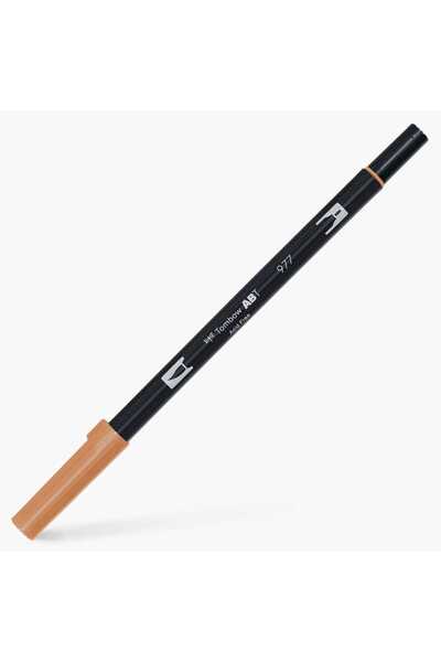 Tombow AB-T Dual Brush Pen Grafik Kalemi Saddle Brown 977