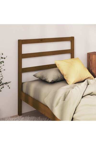 Concept Tăblie de pat, maro miere, 106x4x100 cm, lemn masiv de pin
