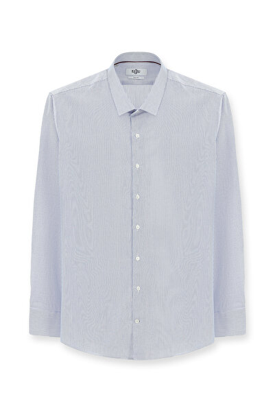 Kiğılı Μακρυμάνικο Slim Fit Slim Fit Κλασικό Βαμβακερό πουκάμισο