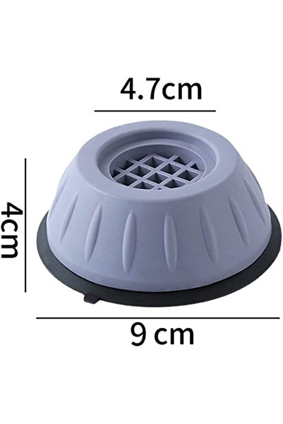 Arabest 4-Piece Anti-Vibration Pads, Washing Machine Shock Absorbing Rubber P...