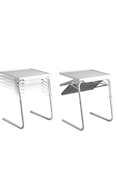 Arabest طاولة سرير قابلة للتعديل للكمبيوتر المحمول بستة ارتفاعات وثلاث زوايا،...