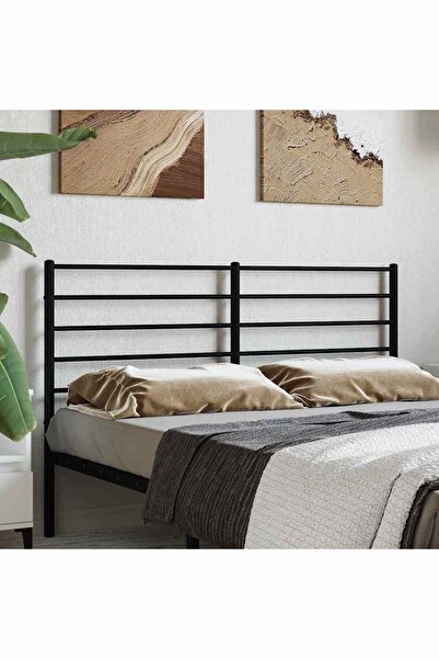 Concept Metal headboard, black, 160 cm