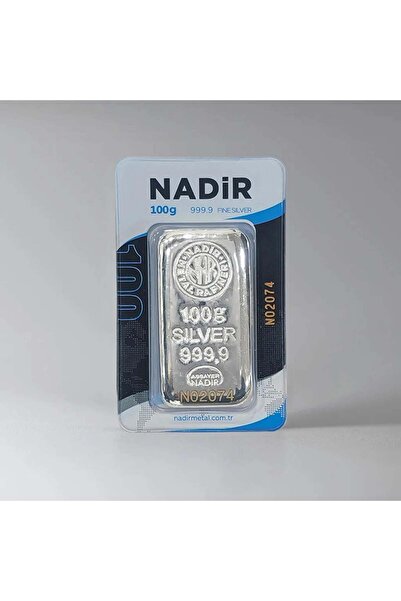 Nadir Gold Nadir 100 Gram Külçe Gümüş