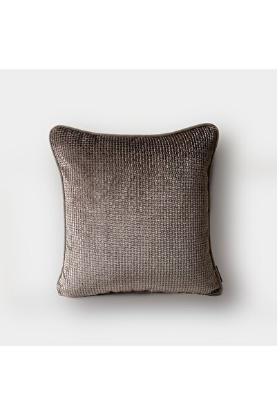 Lidoma Home  "Ρόνα " Με σχέδιο Θήκη διακοσμητικού μαξιλαριού - 45x45 - Καφέ