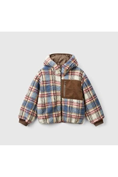 United Colors of Benetton Boy's 21Zscn05L-24K Zippered Coat Gkb1097