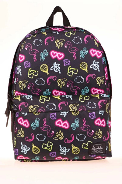 KAUKKO Neon Art Nature Backpack - K1702