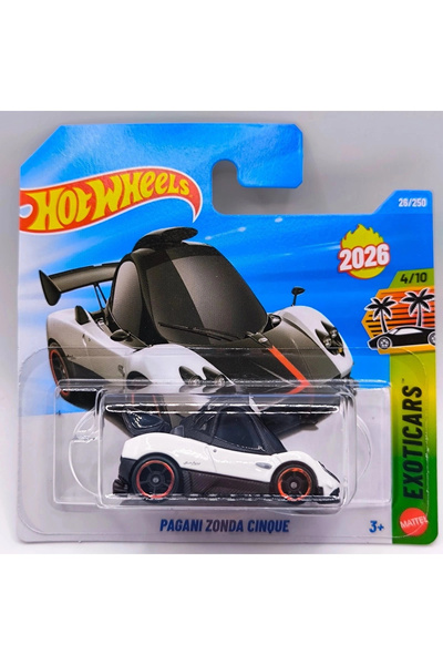 HOT WHEELS Pagani Zonda Cinque 1:64 Diecast Araba (26/250) Exotics 4/10