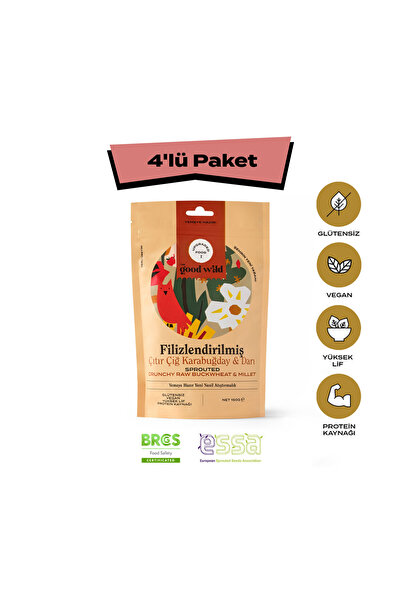 THE GOOD WİLD Filizlendirilmiş Çıtır Çiğ Karabuğday & Darı | Glutensiz Vegan ...