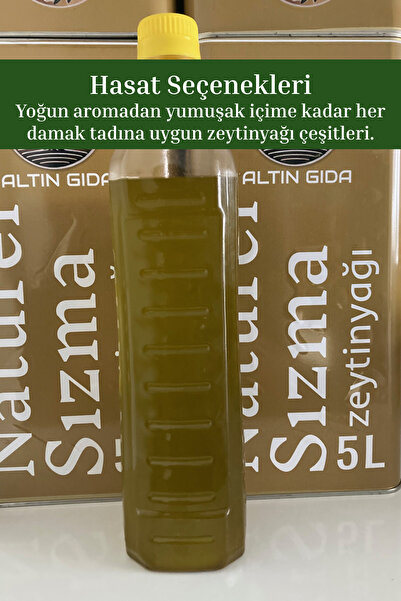 ALTIN GIDA 45 5 Litre Zeytinyağı (Naturel Sızma - Edremit Cinsi - Olgun Hasat)