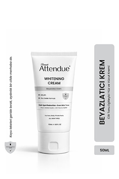 BEAUTE ATTENDUE Beyazlatıcı Yüz ve Vücut Kremi – Cilt Tonu Eşitleyici, Koltuk...