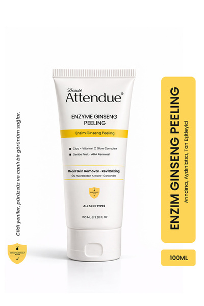 BEAUTE ATTENDUE Aydınlatıcı Enzim Peeling - Ginseng İçerikli, Ton Eşitleyici ...