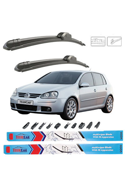 TEAMCAR Volkswagen Golf 5 (2003–2005) Windshield Wipers TeamCar® – Front Set