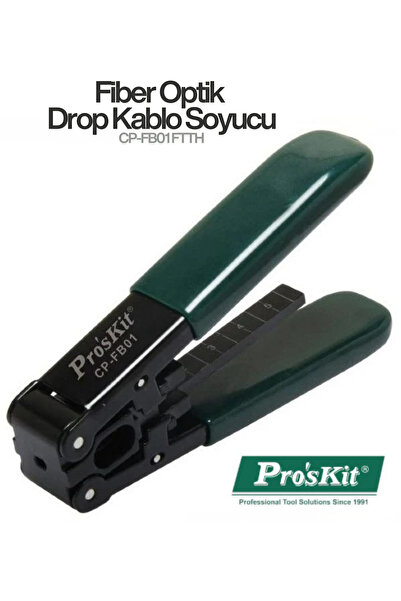 Proskit Fiber Optik Drop Kablo Soyucu/Sıyırıcı