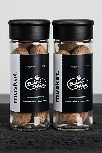Baharat Dükkanı Muskat 45gr (cam) 2'li Set