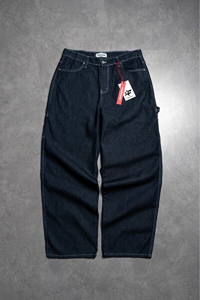 Crupt Studio Raw Carpenter Super Baggy Erkek Jean Pantolon