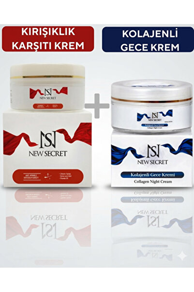ns new secret cosmetic Botoks Etkili & Kolajen Gece Cilt Bakım Seti – Kırışık...