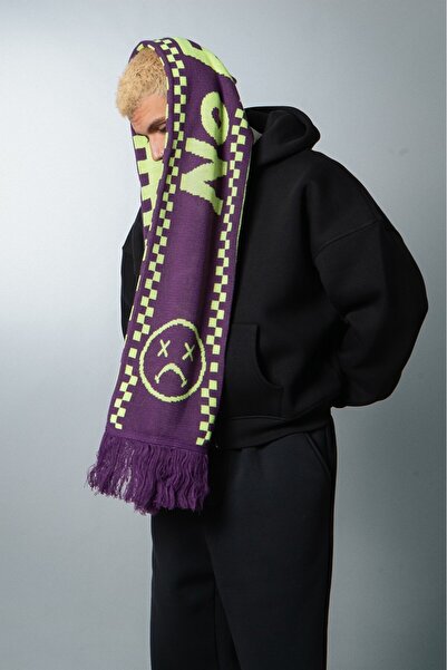 No Future Sad Boy Çift Taraflı Atkı Nf0178mrys