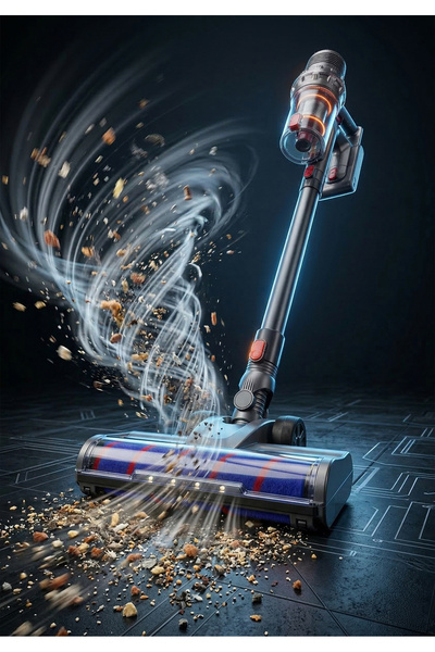 ROBO Hiking Serisi HD15 Şarjlı Dikey süpürge Gri