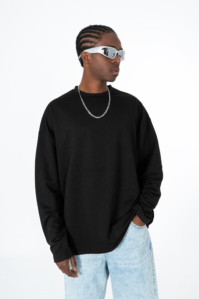 UKHWD SUPPLY Oversize Uzun Kollu Erkek Tişört UK1113SY