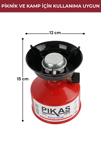 Pikas Iksa Devrilmez Ayaklı Portatif Kamp Ocağı,
