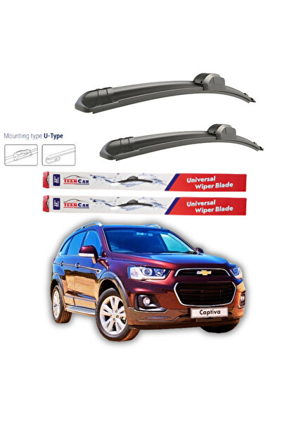 TEAMCAR Υαλοκαθαριστήρες Chevrolet Captiva (C100,140) 2013-2018 Επίπεδα εμπρό...