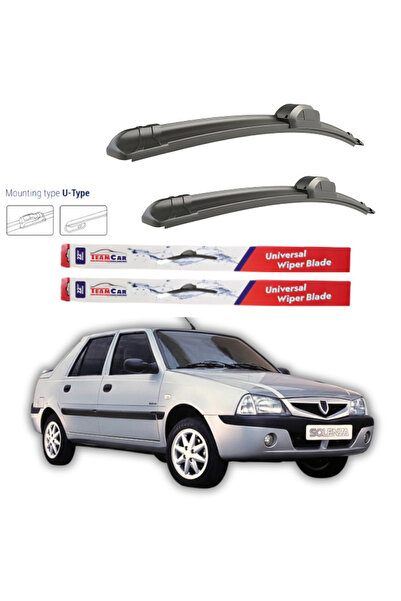 TEAMCAR Υαλοκαθαριστήρες Dacia Solenza 2003-2005 Σετ μπροστινό επίπεδο