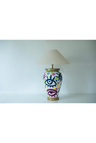 nut Desenli Abajur 55/60 cm