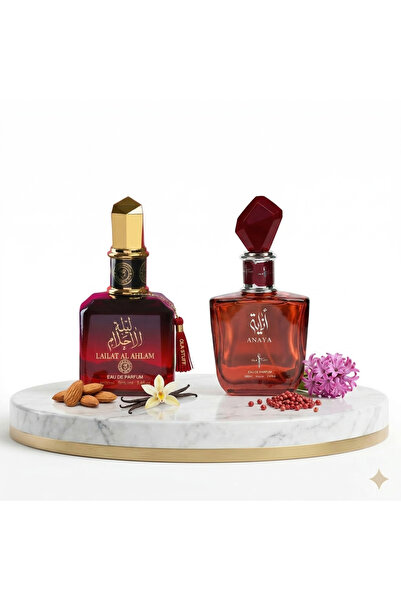 Arabic Set of 2 Arabian Perfumes for Women 100ML - Lailat Al Ahlam + Anaya