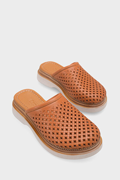 Capone Outfitters Madelle Sabo de damă din piele naturală cu toc cu pană și ț...